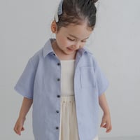 kids Summer shirt / Powder blue