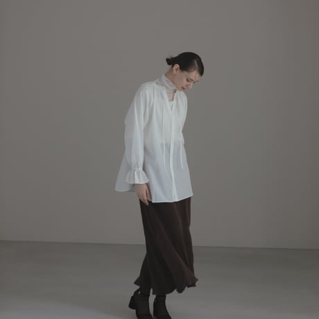 ladies Candy sleeve blouse / white