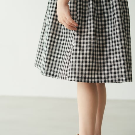 Dorothy dress / Letter check - Shadow