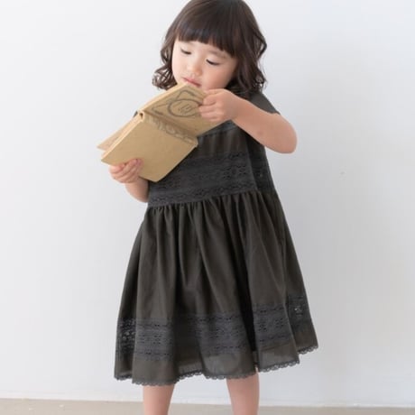 kids Kouglof dress / charcoal