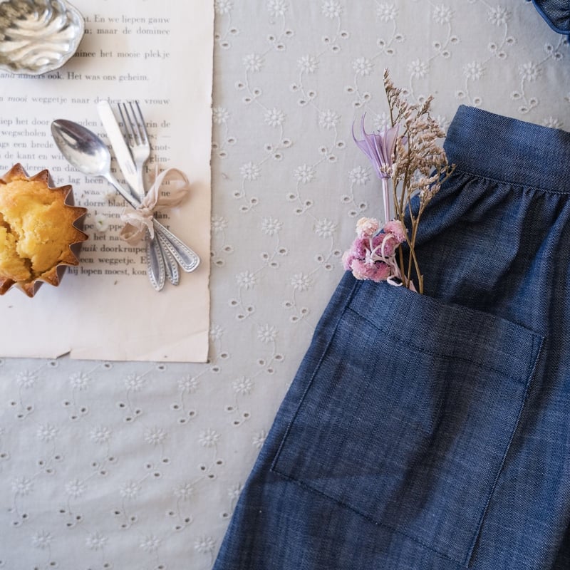 Apron dress / denim | june -little closet-