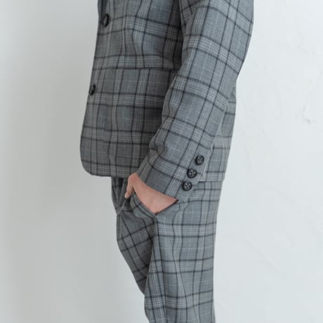 Tailored jacket / grey check