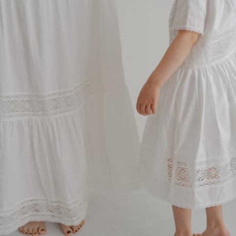 ladies Kouglof dress / White