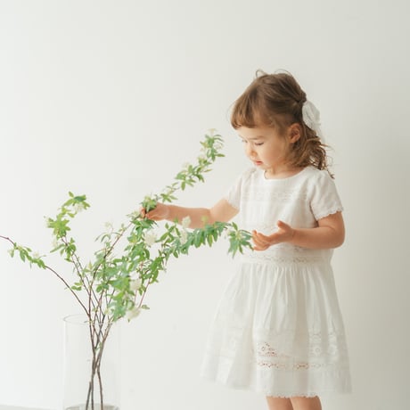 kids Kouglof dress / White