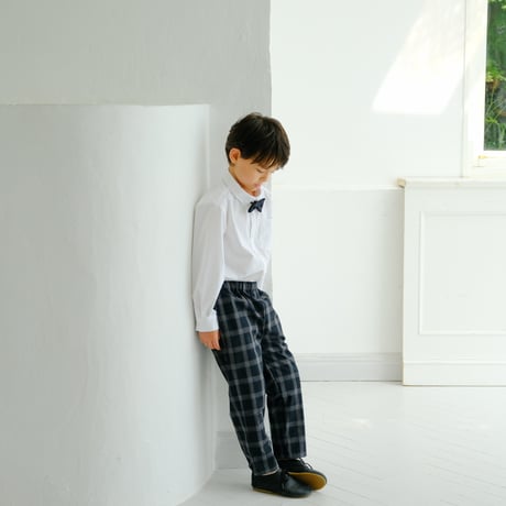 Long pants / navy check