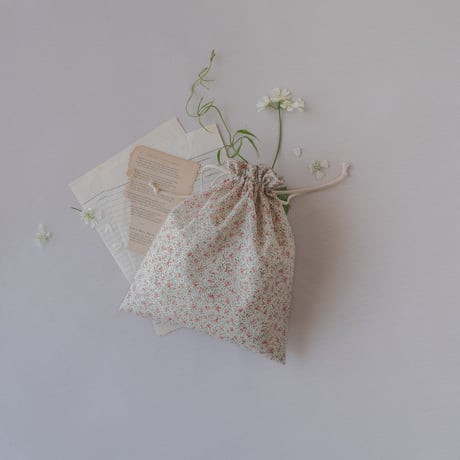 Drawstring bag / little flower