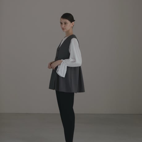 ladies Gilet / charcoal