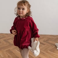 Charlie rompers / christmas red