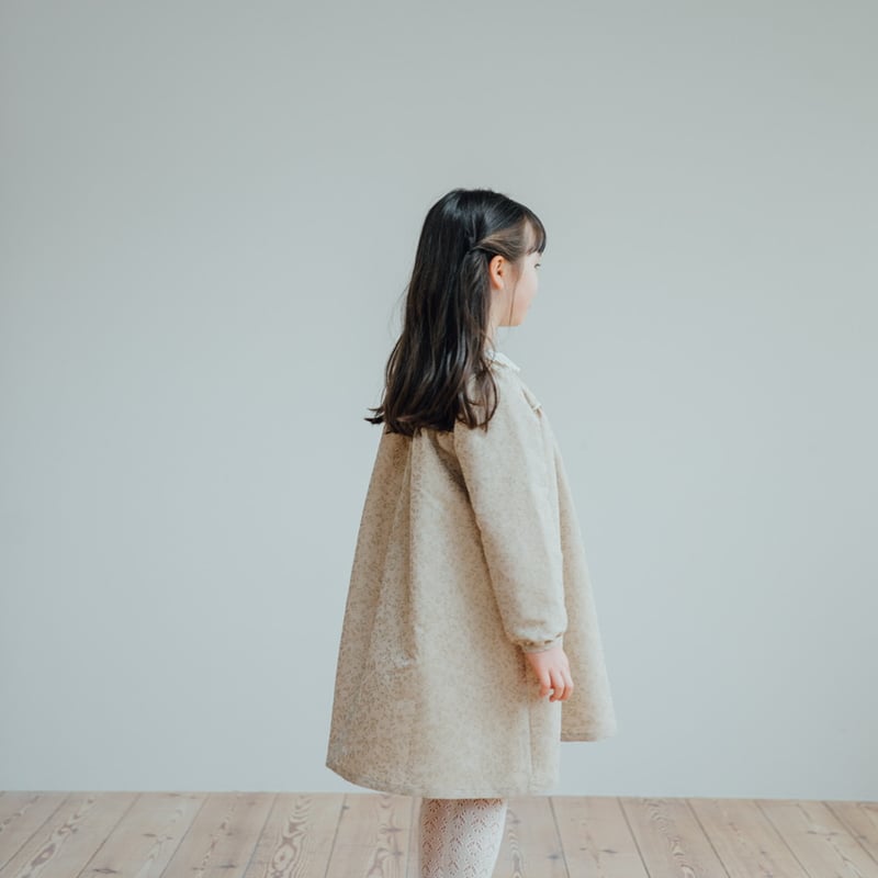june little closet ペタル　ミルクベージュ　120 ジューンリトルクローゼットペタルドレス120cmミルクベージュ