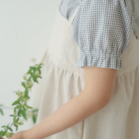 Coco blouse / Grey gingham