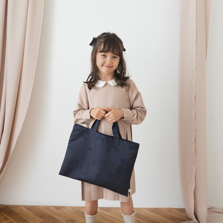 Embroidery bag / Navy