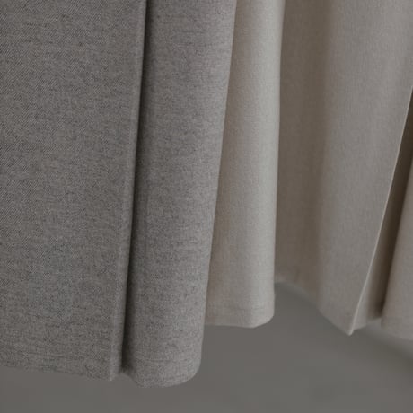 ladies Grace straight skirt / milk tweed