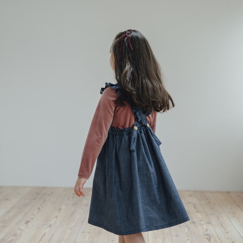 Apron dress / denim | june -little closet- Apron dress / denim | june -little closet-