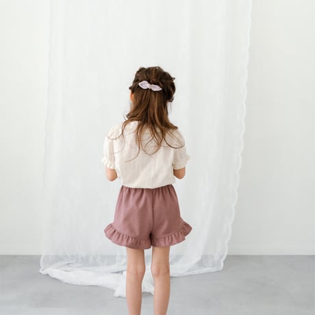 Ribbon barrette / lavender