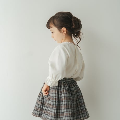 Balloon blouse / White