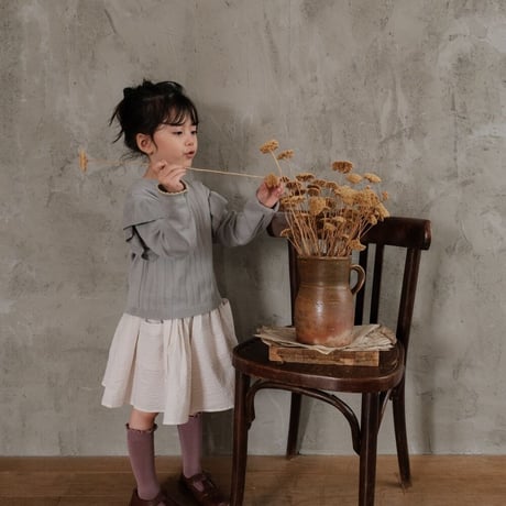 Frill knit tops / mint