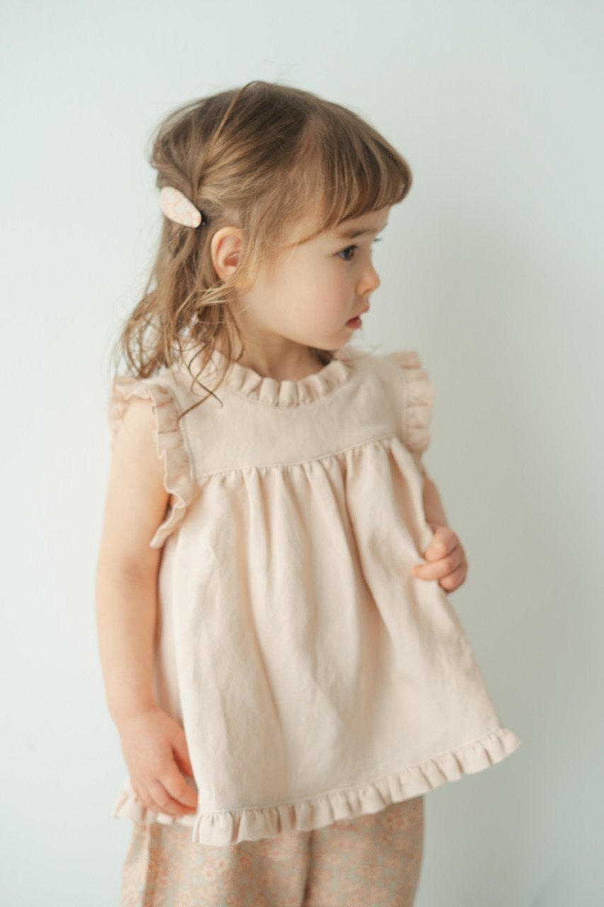 june little closet 大人用チュニック　ミナペルホネ巾着　2点 Moon tunic / Peach | june -little closet-