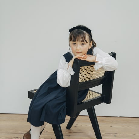 Wide jumper skirt / navy