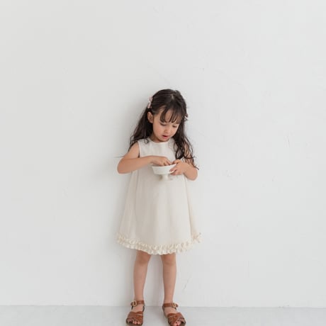 Cloudy dress / milk