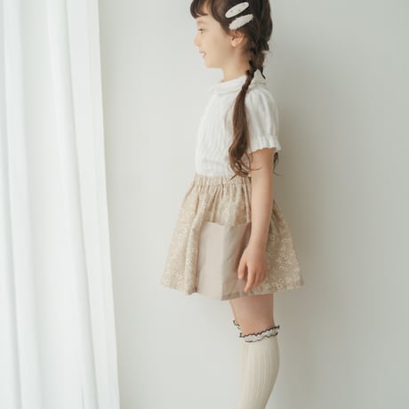 Dragee skirt / Gentle bloom-Ash