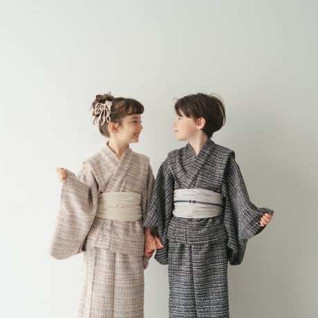 Yukata / Summer tweed - Pink