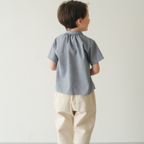 Florentine blouse / Washed denim