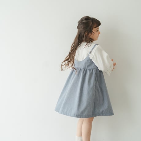 Camisole dress / Washed denim