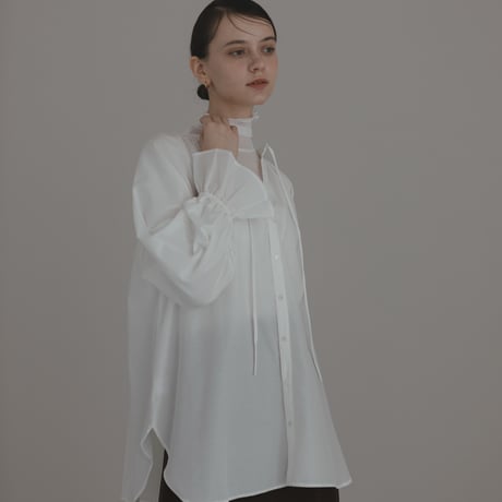 ladies Candy sleeve blouse / white