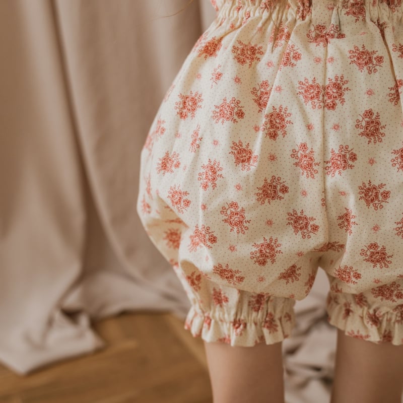 Pumpkin pants / cream red | june -little closet-