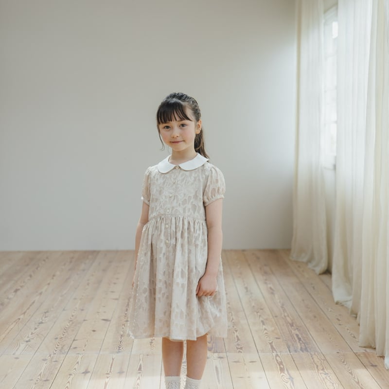 【美品】june little closet ワンピース　入学式　130cm ママと子どものお気に入り june -little closet- の褒められ服