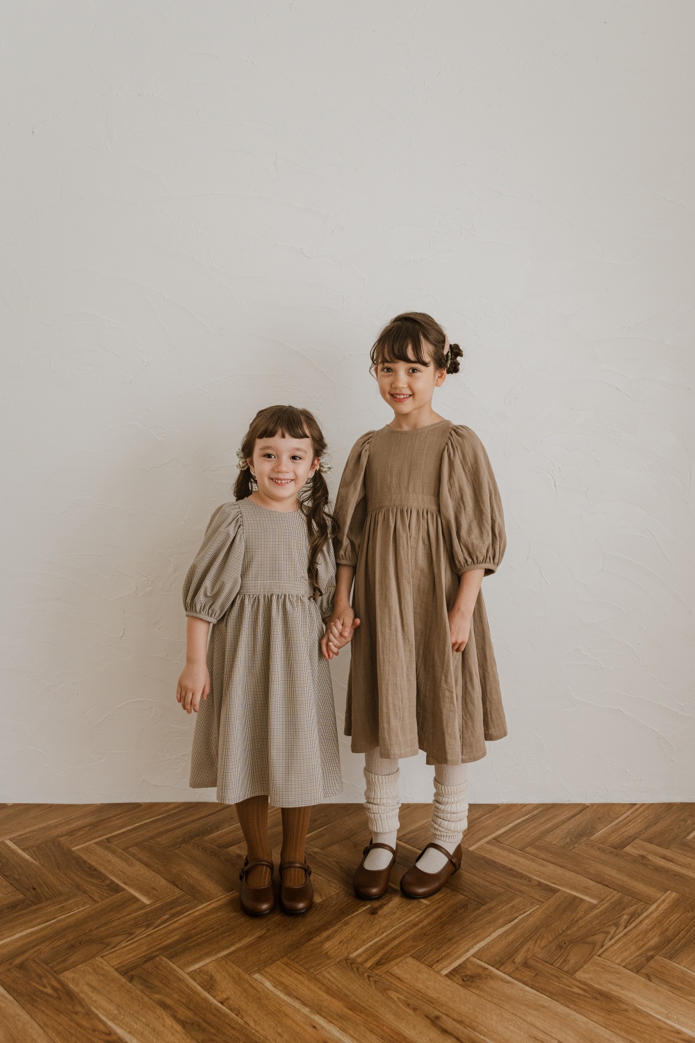 kids Cinnamon dress / check | june -little closet-