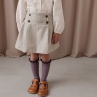 Traditional skirt / milky grey