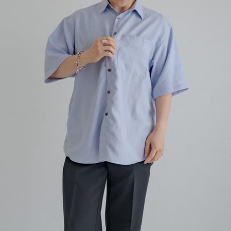 Mens Summer shirt / Powder blue