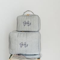 Vanity pouch (M) / check