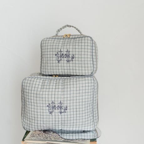 Vanity pouch (M) / check