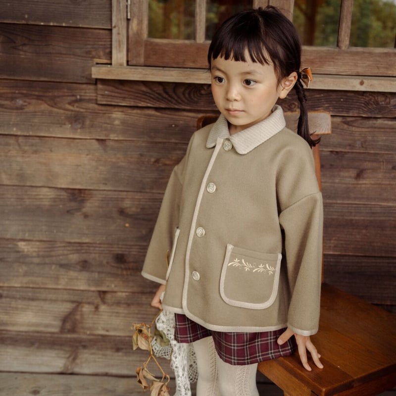 Short over blouson / pistachio | june -little c 