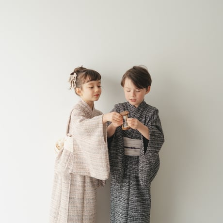 Yukata / Summer tweed - Pink