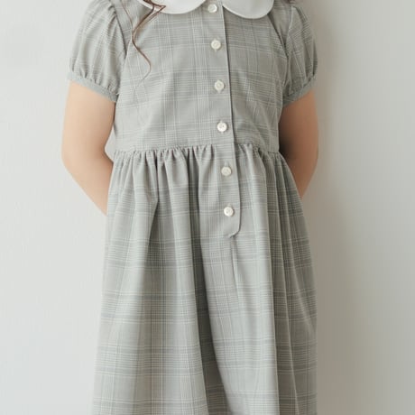 Emily dress / Quiet gray check