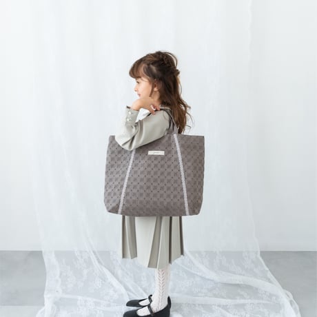 Lesson bag / cocoa lace