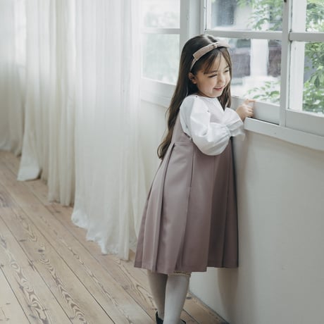 kids Wide jumper skirt / pink