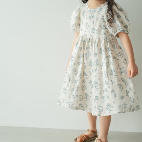 Summer cinnamon dress / Pale bloom