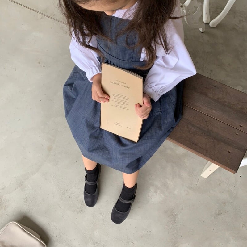 june little closet ワンピース120 Nina / light grey | june -little closet-