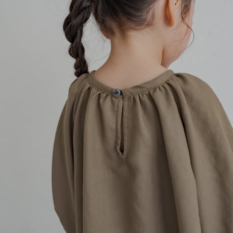 kids Summer dress / Sand brown