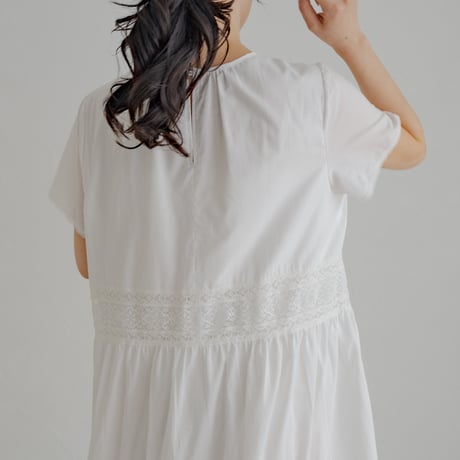ladies Kouglof dress / White
