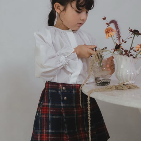 Traditional skirt / navy tartan