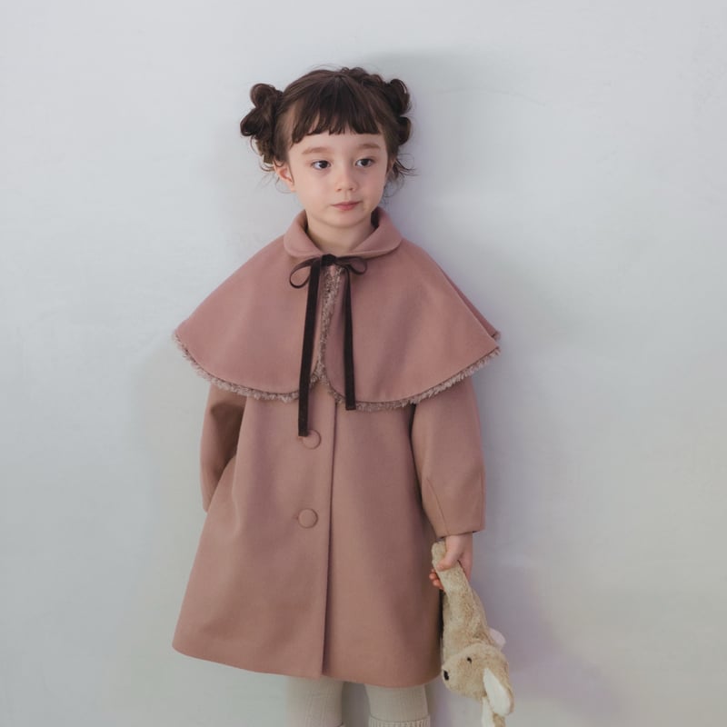Doll cape coat / old rose | june -little closet-