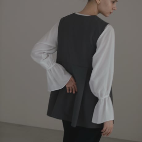 ladies Gilet / charcoal