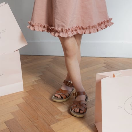 Cloudy dress / coral