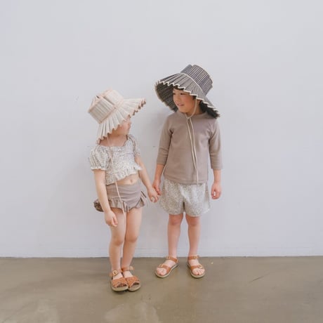 Swim wear - Frill / earth flower