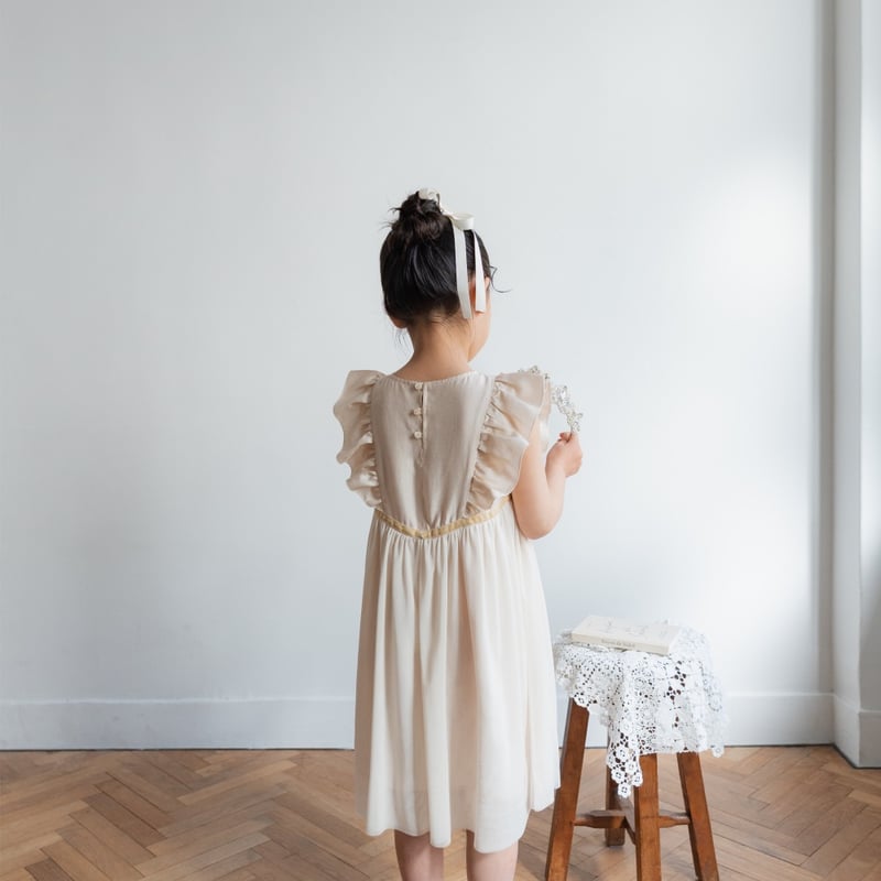 Ballerina dress / vanilla cream | june -little